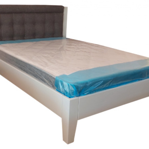 Masīvkoka gulta ar auduma paneli G245-1