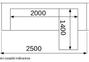 Moduļu dīvāns 7001